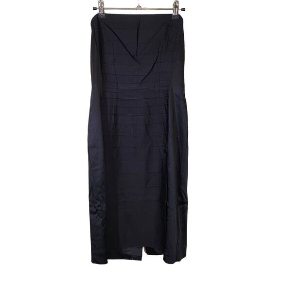 Ann Taylor Women's Strapless A Line Mini Cocktail Dress Fully Lined Black Size 6 - Picture 1 of 8